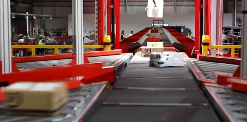 物流自动化仓库分拣系统中的顺电高柔性电缆